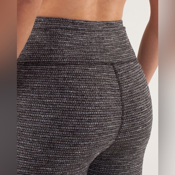 Lululemon Skinny Will Pant Pique Black Gray Full Length Size 6 - Picture 9 of 16